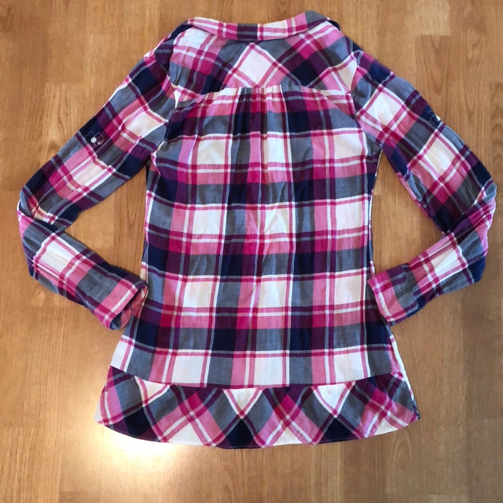 Plaid American Eagle Shirt - Picture 5 of 6